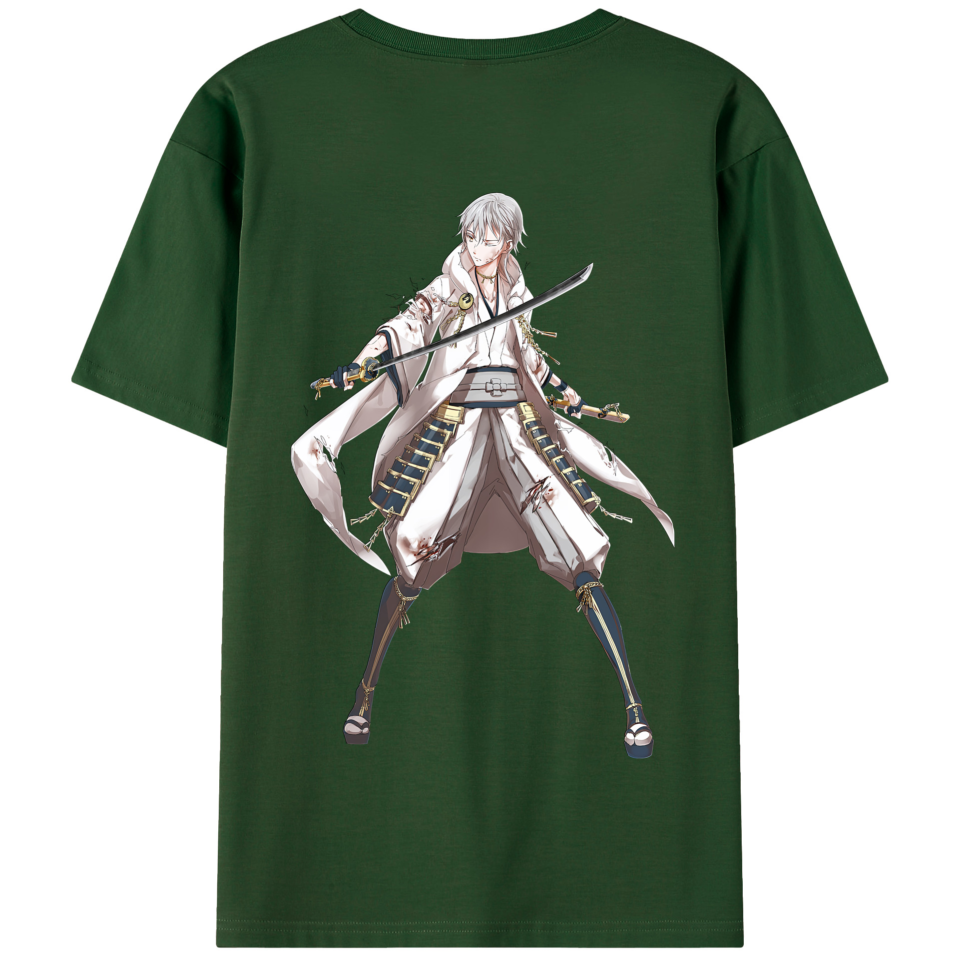 （画像用） 刀剣乱舞 Touken Ranbu 綿100％半袖Tシャツ（背面プリント）
